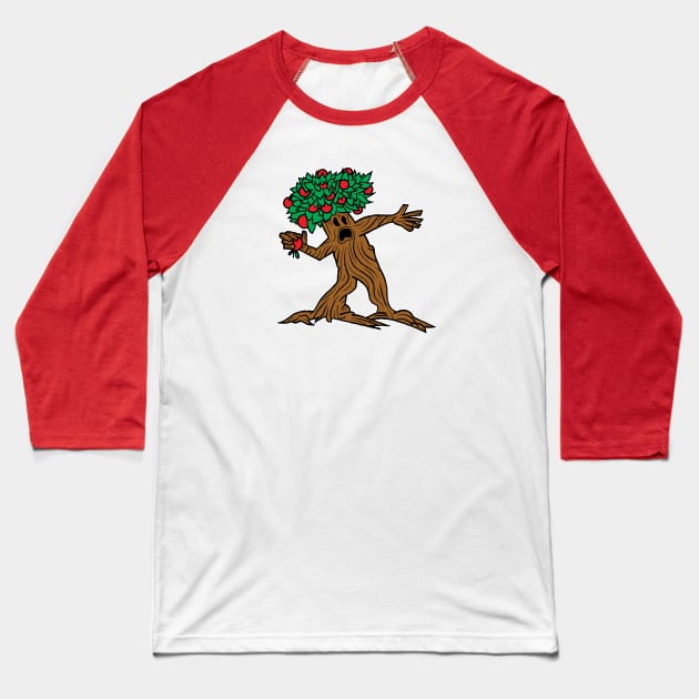 Apple Tree Thrower Baseball T-Shirt by bryankremkau